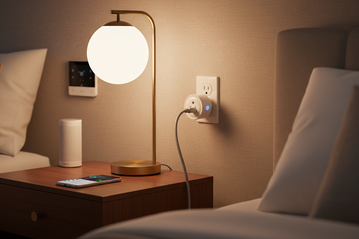 WiFi Smart Plug in modern home setting